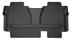 Toyota Tundra Floor Mats - Rear - Husky Liners - Weatherbeater - Black - `14-`15